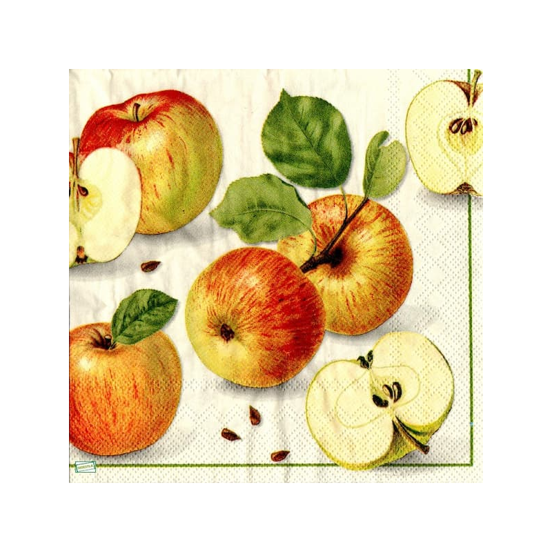 1 serviette Les Pommes-25