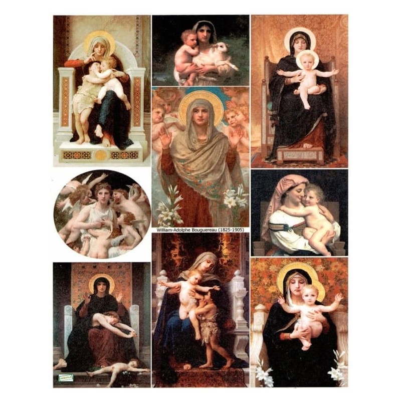 1 papier de riz Anges -R1890