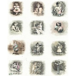 1 papier de riz Enfants-R2198