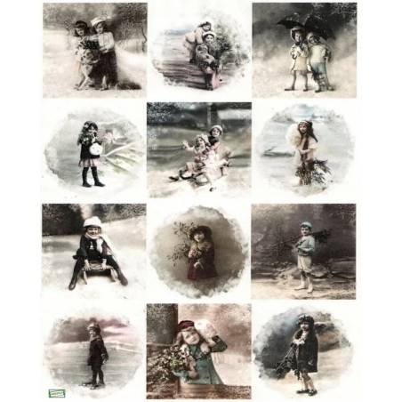 1 papier de riz Enfants -R2263