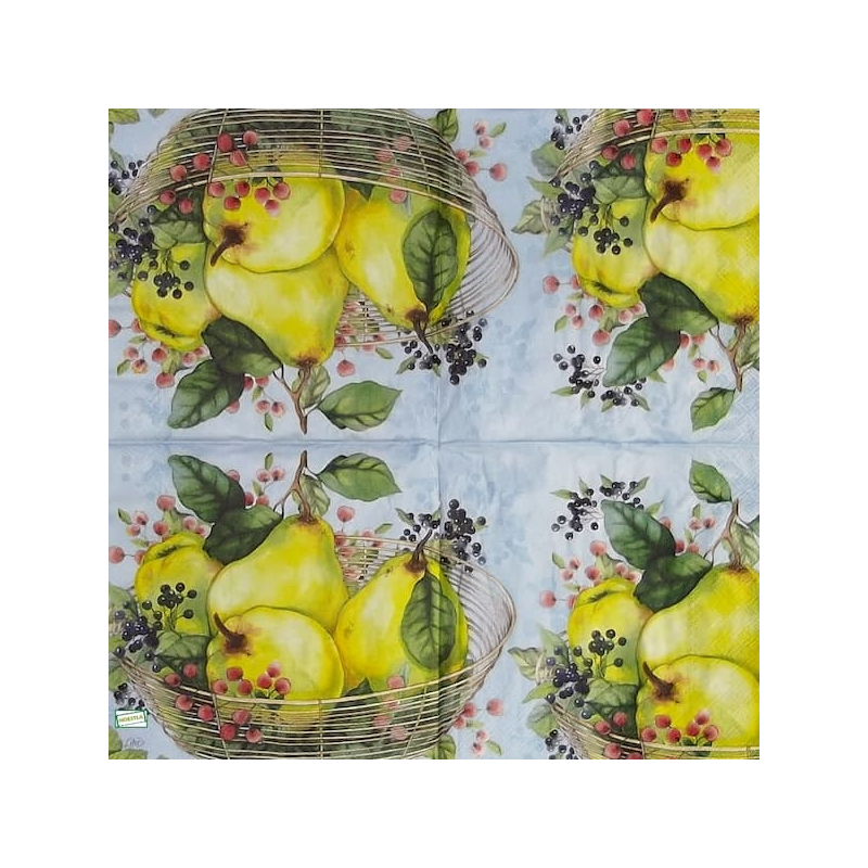 1 serviette Les Poires-26