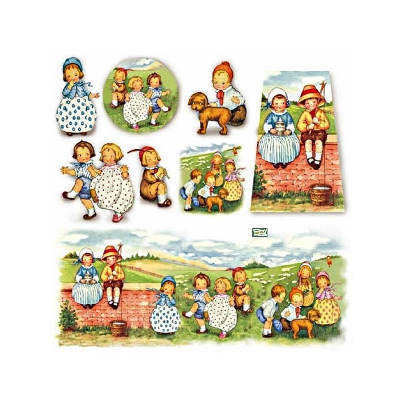 GRAND papier riz Enfants-STA1