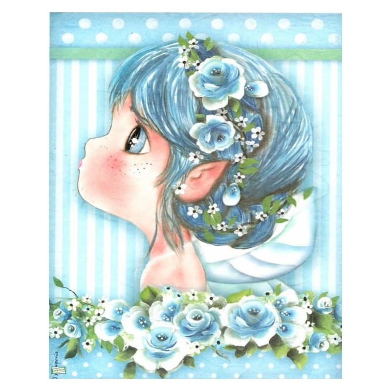 1 papier de riz Fées -STA8