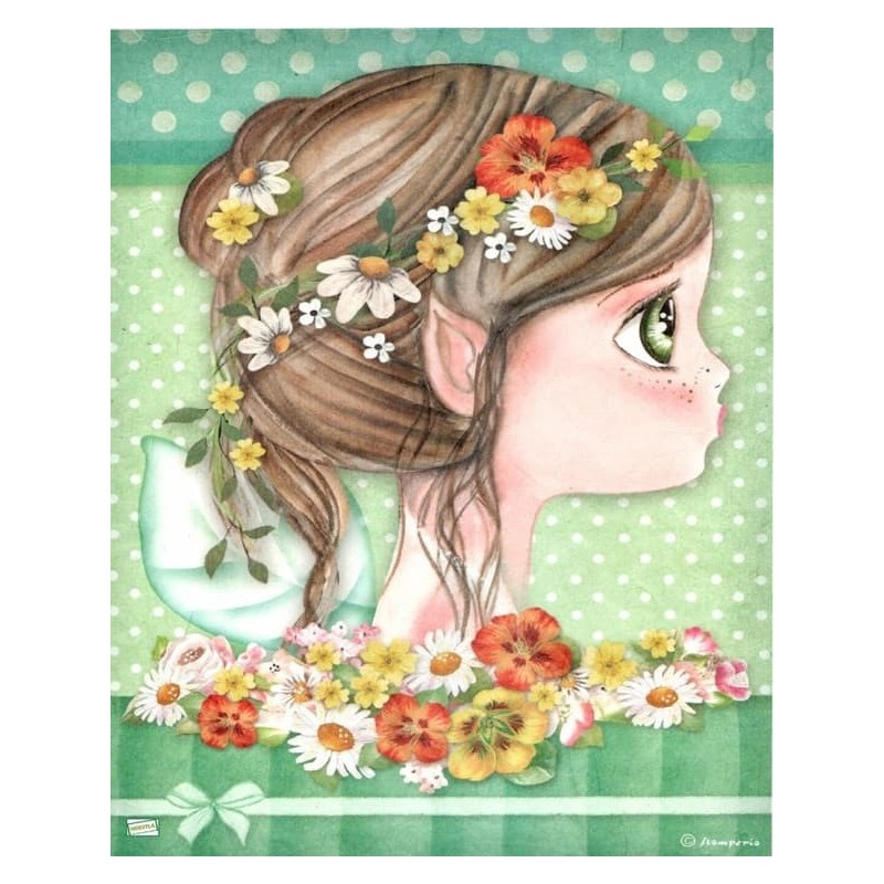 1 papier de riz Fées -STA9