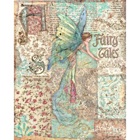 1 papier de riz Fées -STA11