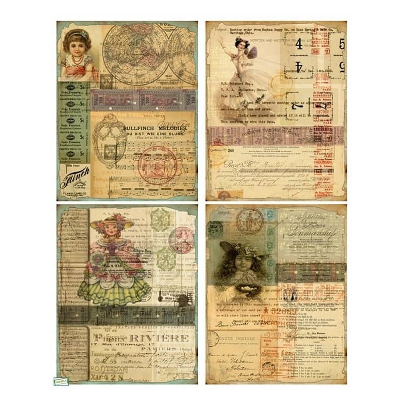 4papiers découpage Enfants -AL21