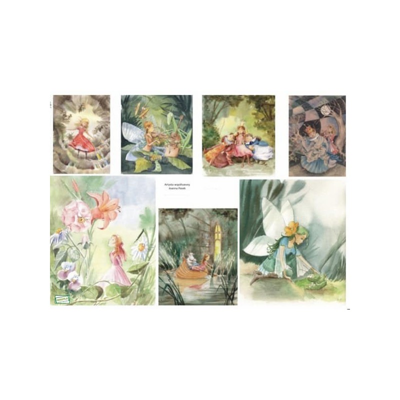 1papier découpage Fées-D234