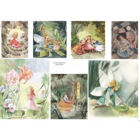 1papier découpage Fées-D234