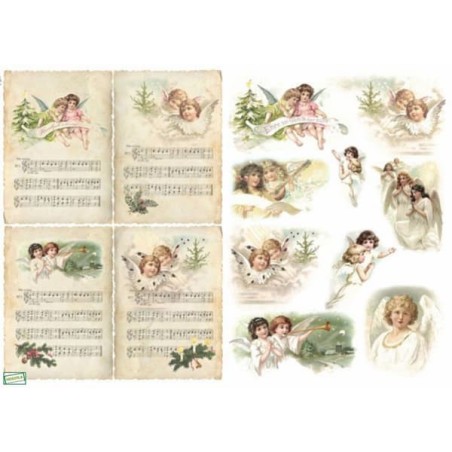 1papier découpage Anges-D313