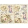 1papier découpage Anges-D404