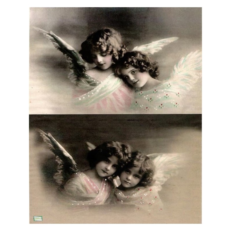 1papier découpage Anges-S245