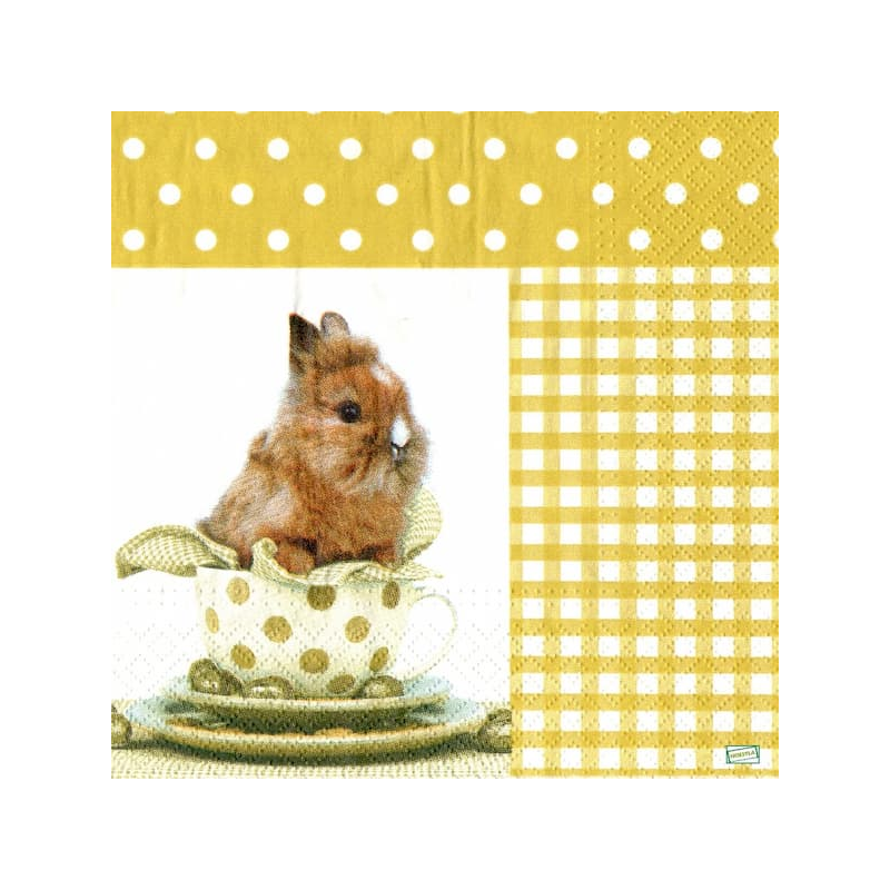 1serviette papier Le Lapin-30