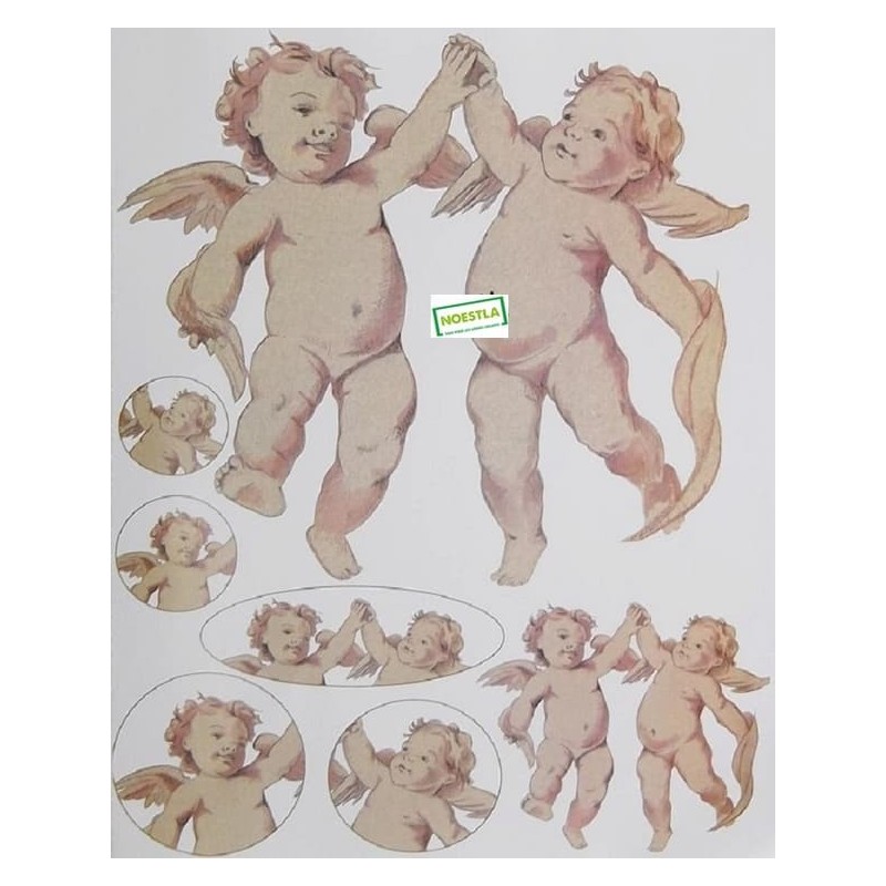 1papier découpage Anges-X4