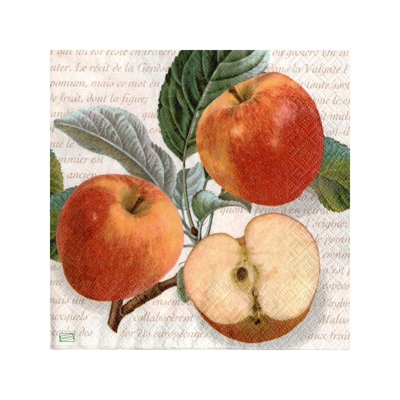 1 serviette Les Pommes-37