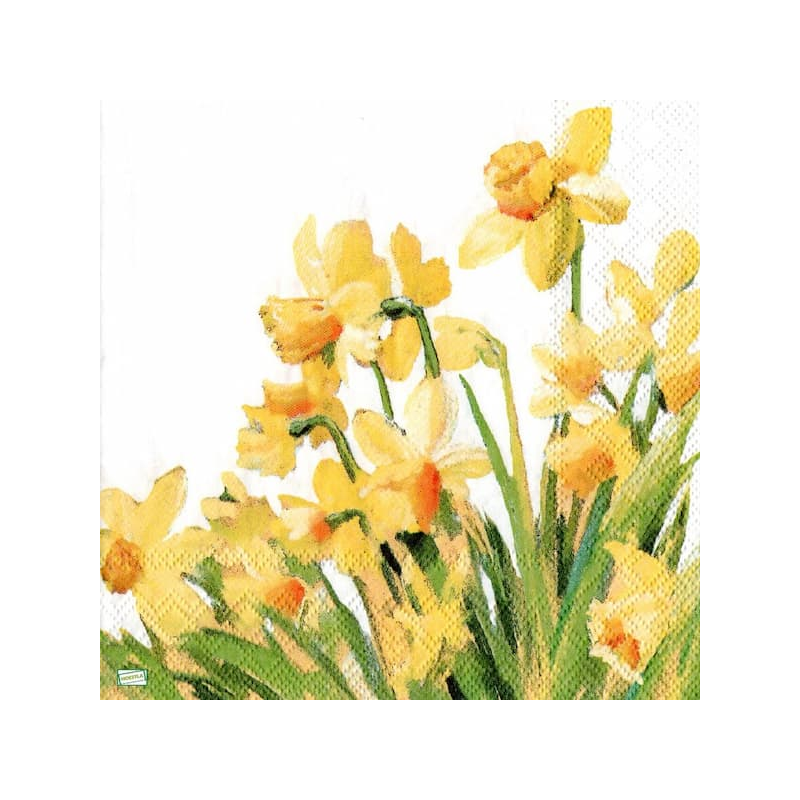 1 serviette Jonquilles -9