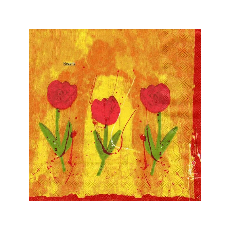 3 serviettes papier Tulipes-19
