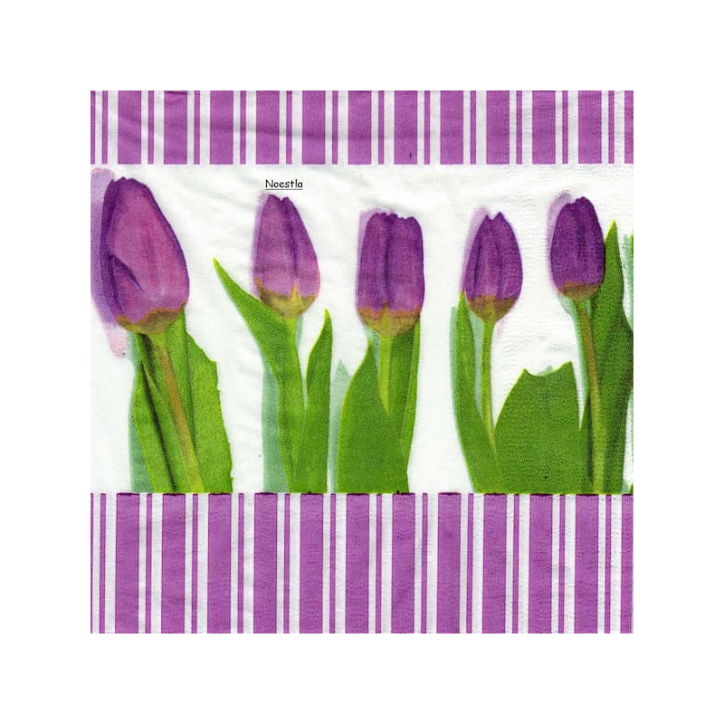 1 serviette papier Tulipes-20