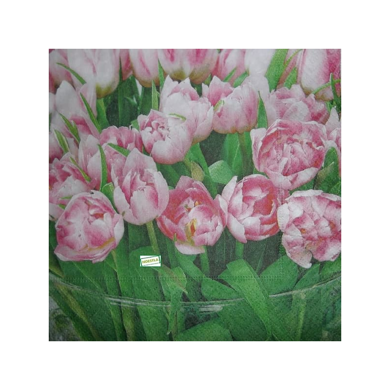 1 serviette papier Tulipes -27
