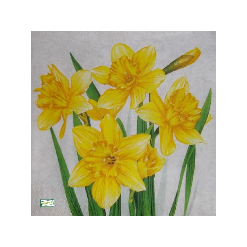 1 serviette Jonquilles -28