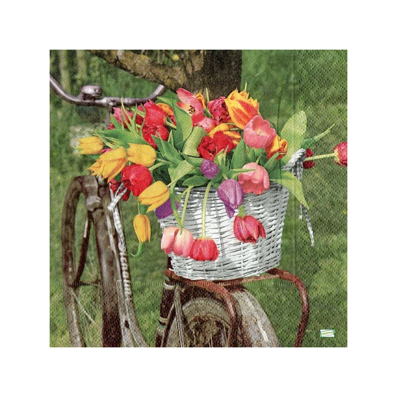 1 serviette papier Tulipes -29