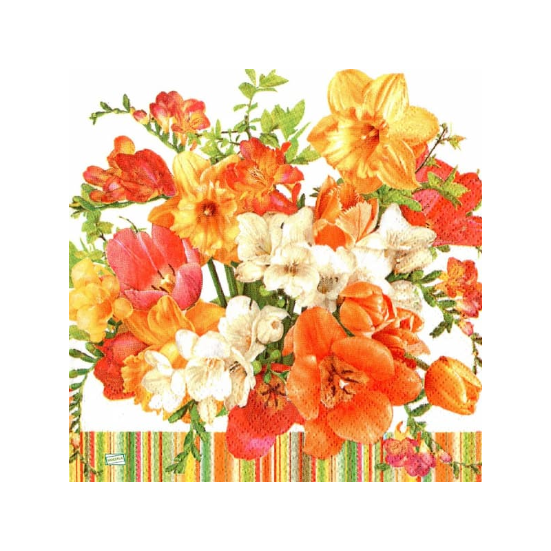 1 serviette papier Tulipes-37