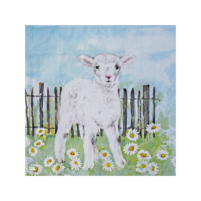 1serviette papier L' agneau-48