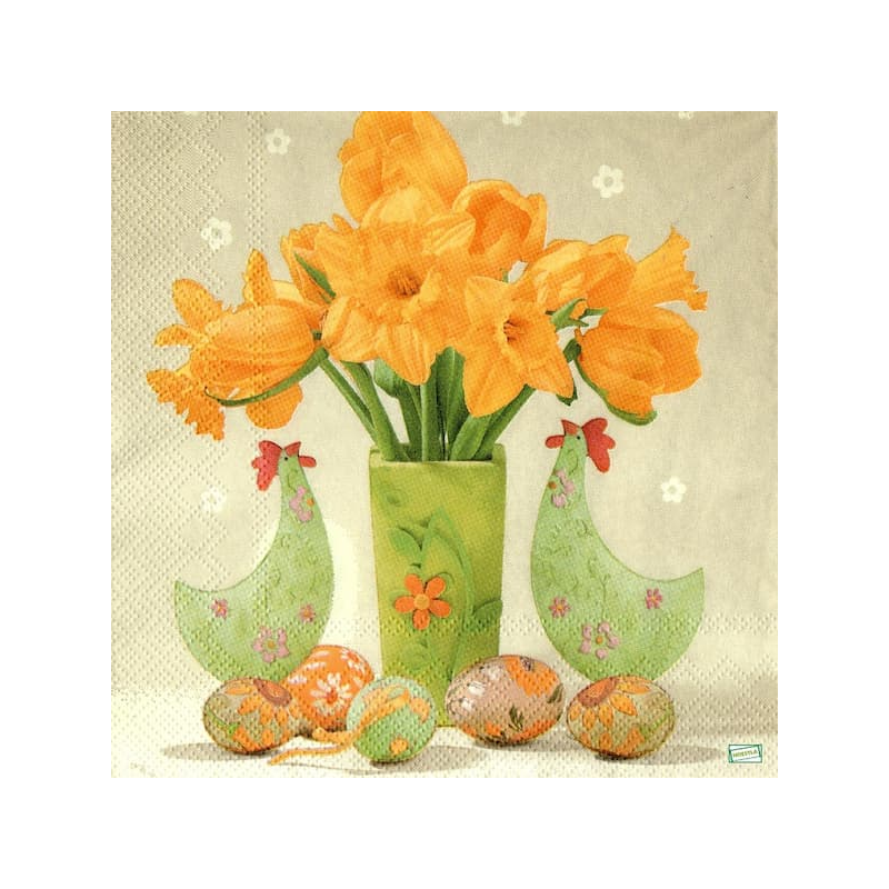 1 serviette Les Jonquilles-41