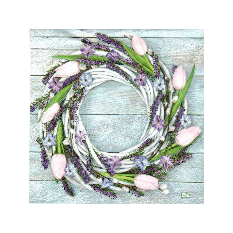 1 serviette papier Tulipes-47