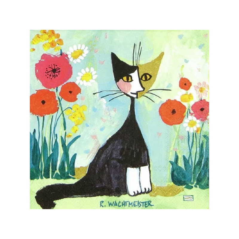 1serviette papier Chat-60