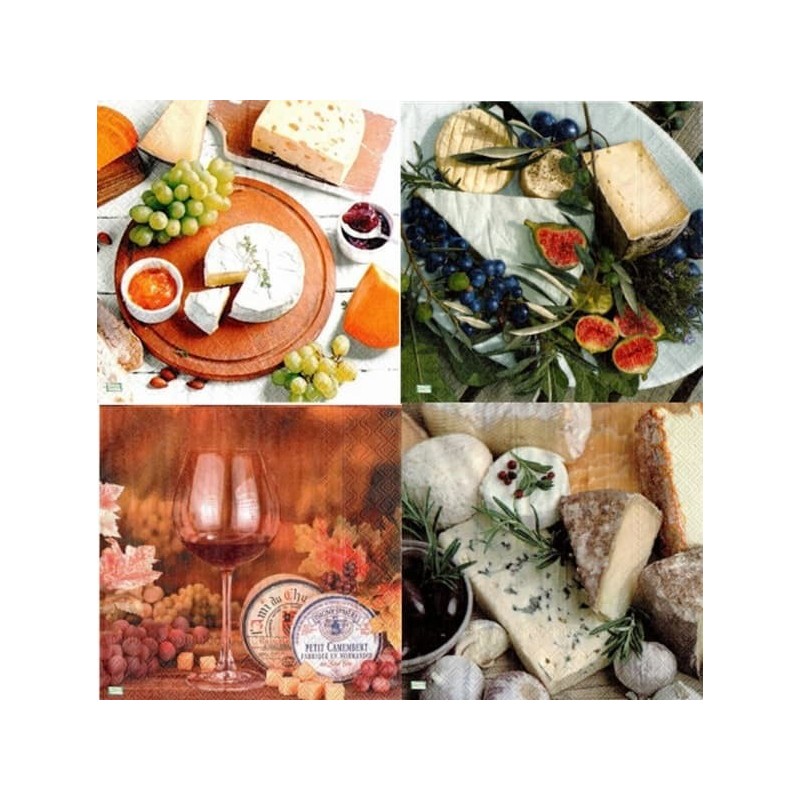 4serviettes papier Fromages-1