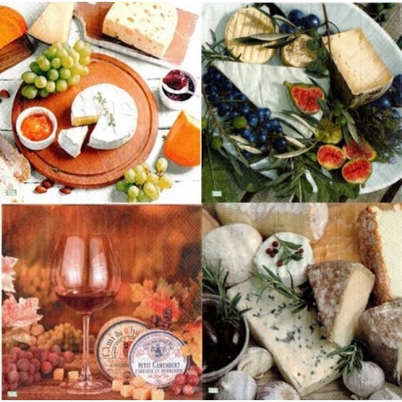 4serviettes papier Fromages-1