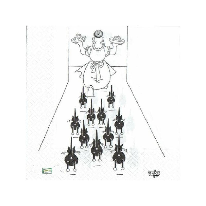 1serviette papier Châtons-70