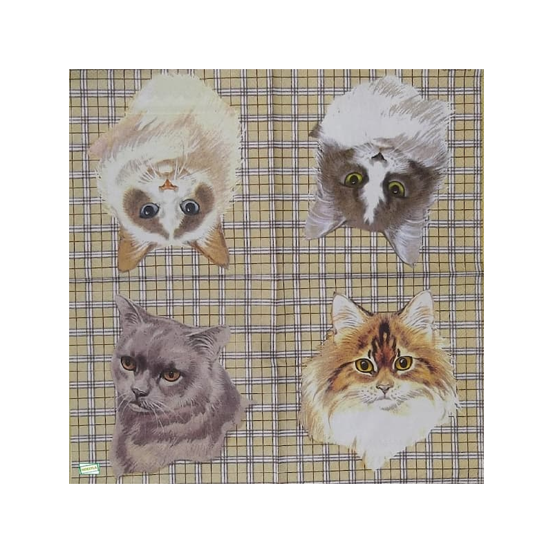 1 serviette Le chat - 26