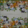 1 serviette Les chats - 48