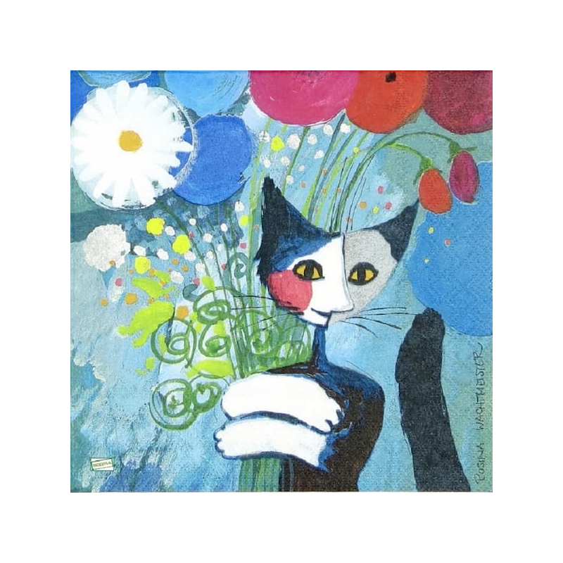 1serviette papier Chat-79