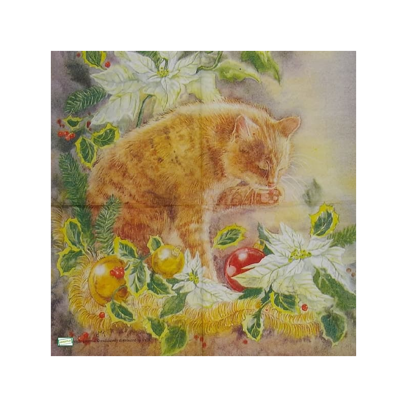 1 serviette Le chat - 46