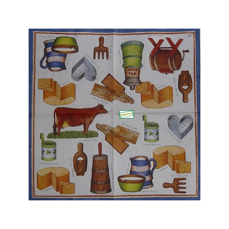 1serviette papier Fromages-5