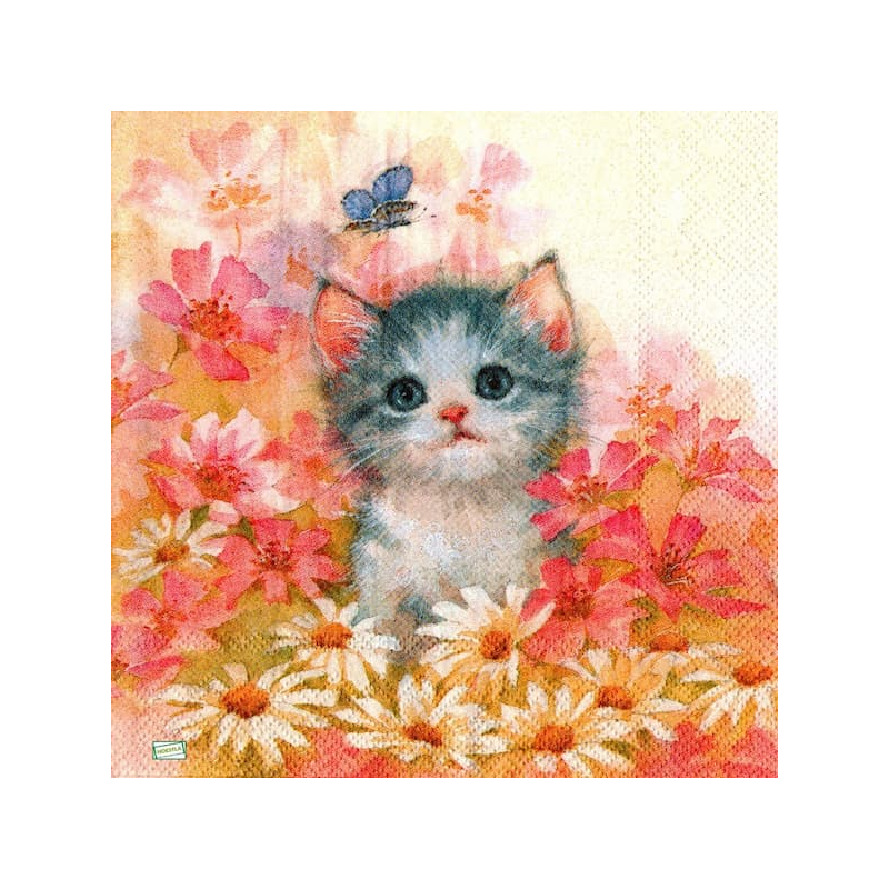 1serviette papier Châton-92