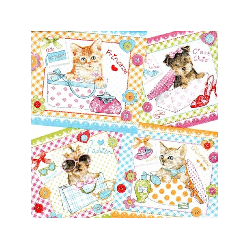 1serviette papier Châtons-95