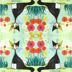 1serviette papier Le chat-96