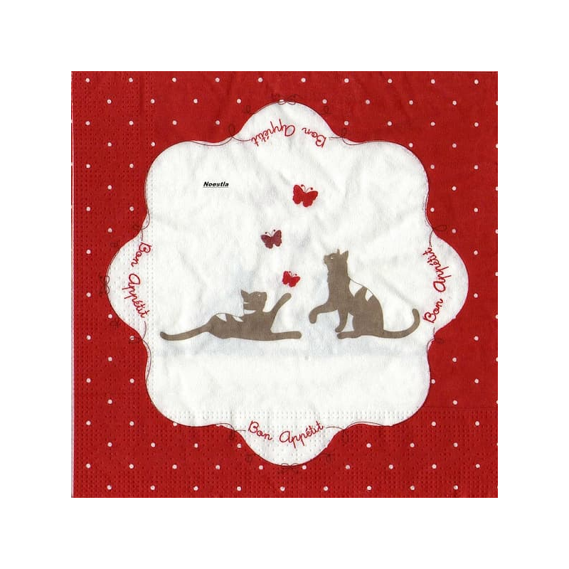 1serviette papier Châtons-108