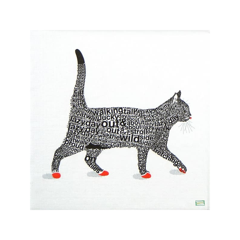 1serviette papier Chat-114