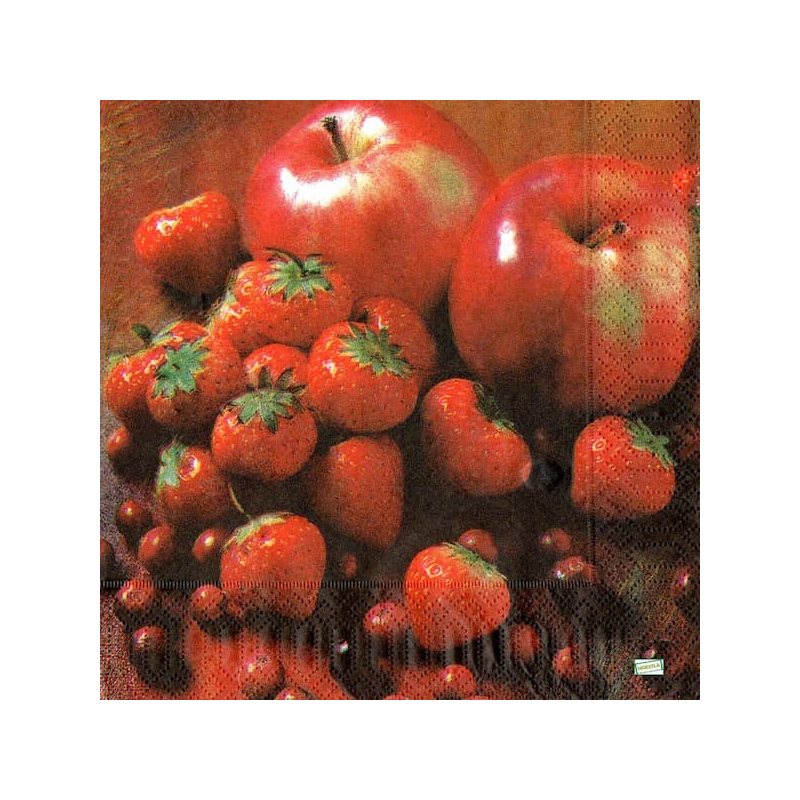 1 serviette Fruits rouges -33