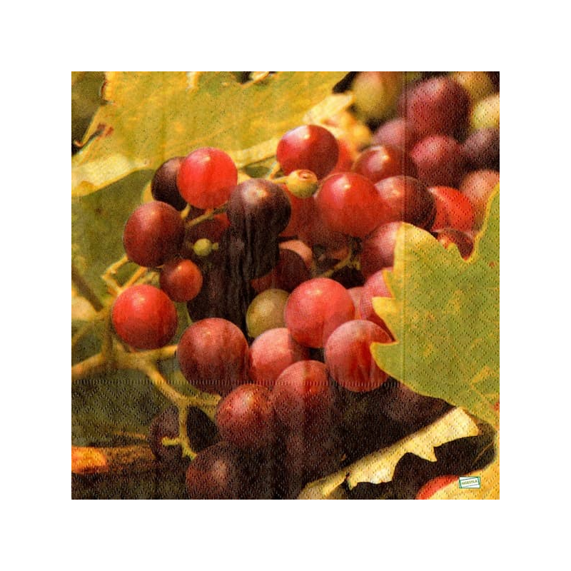 1 serviette Le raisin -51