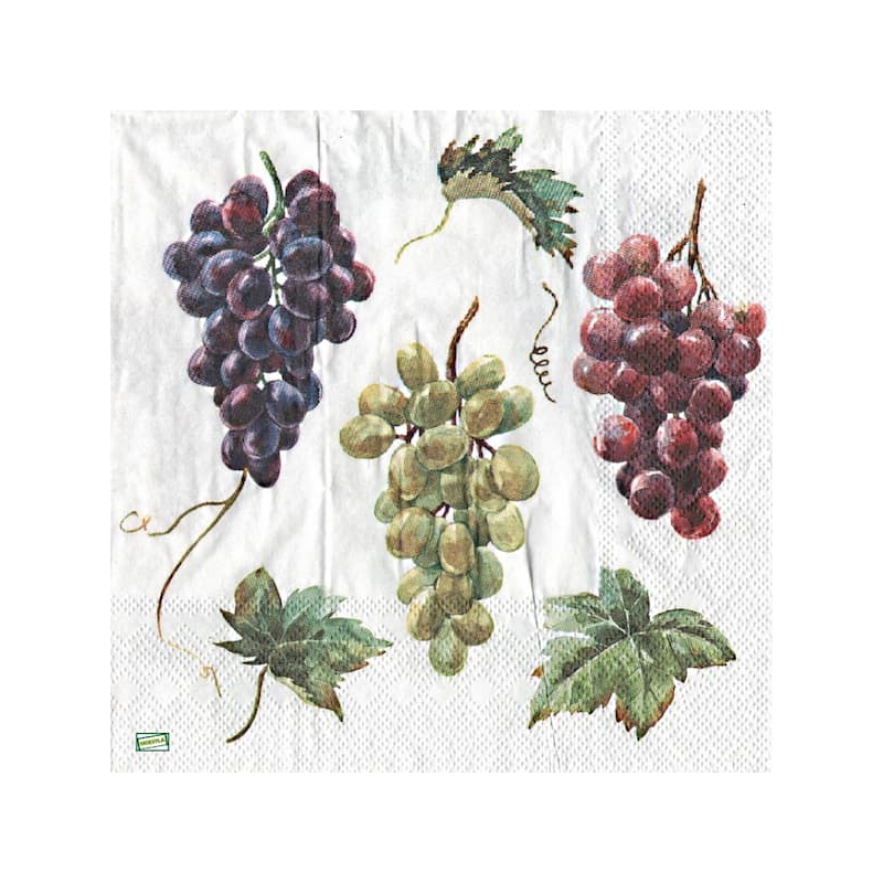1 serviette Le raisin -53