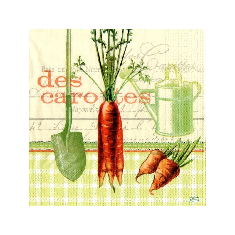 1serviette Les carottes-30