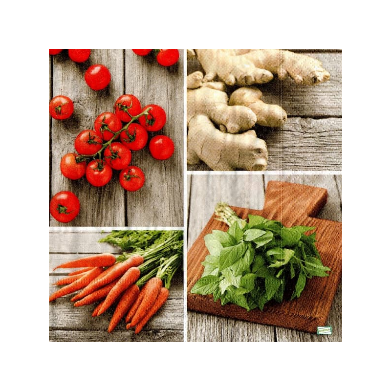 1serviette Les Légumes-33