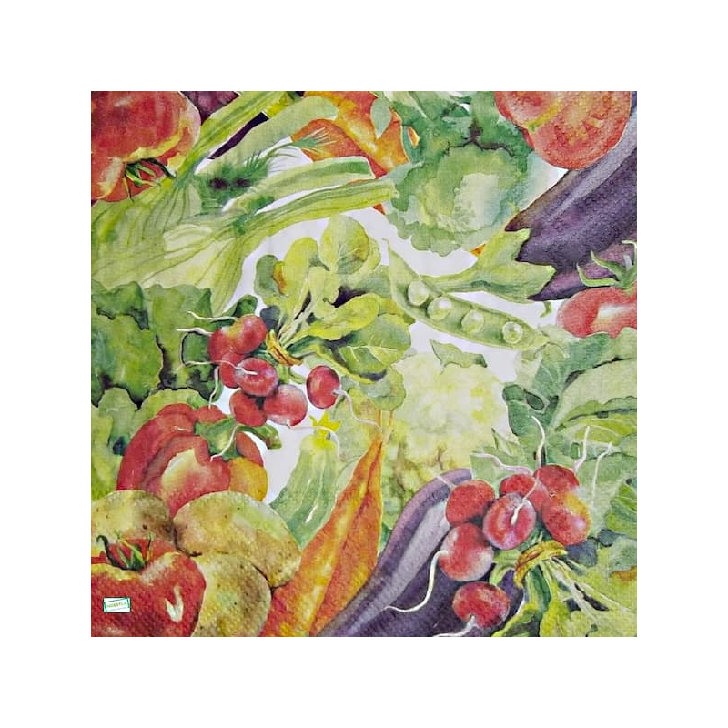 1serviette Les Légumes-37