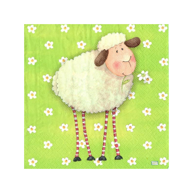 1serviette papier Mouton-33