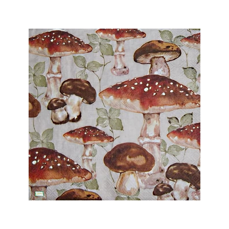 1serviette Les Champignons-58